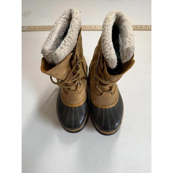 Sorel Caribou Stack Waterproof Men's Snow Boots Size 8 - Picture 3 of 6
